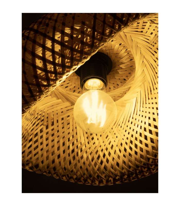 Adaline 42cm Dome Pendant Ceiling Light Natural E27 1x12W-8