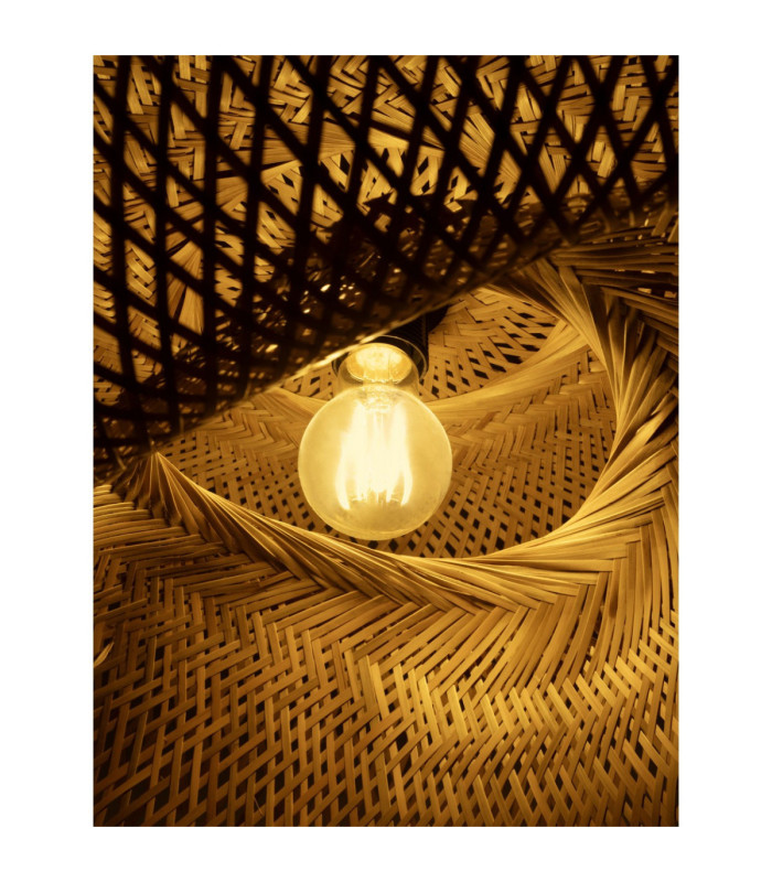 Adaline 76cm Dome Pendant Ceiling Light Natural E27 1x12W-6