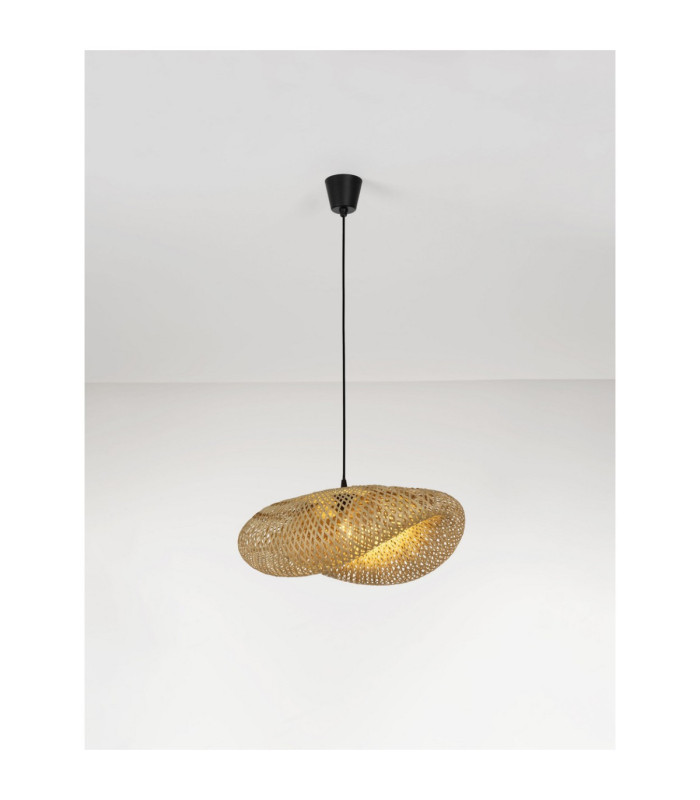 Adaline 62cm Dome Pendant Ceiling Light Natural E27 1X12W-4