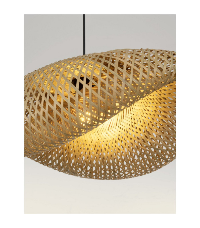 Adaline 62cm Dome Pendant Ceiling Light Natural E27 1X12W-6