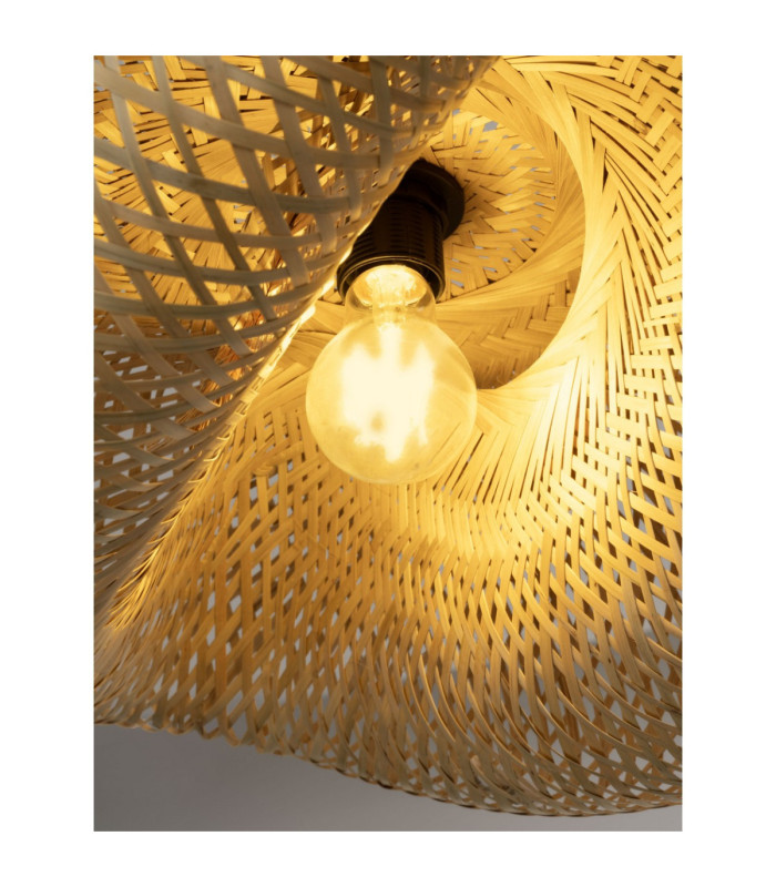 Adaline 62cm Dome Pendant Ceiling Light Natural E27 1X12W-7