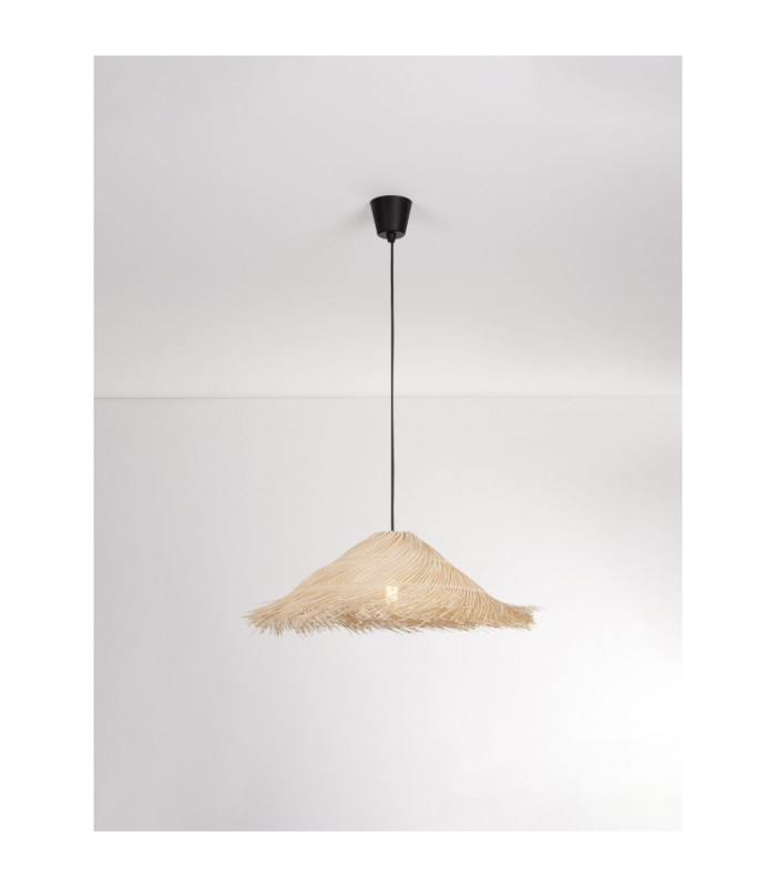 Alua Dome Pendant Ceiling Light Natural E27 1x12W-4