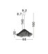Alua Dome Pendant Ceiling Light Natural E27 1x12W-7