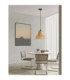 Aura Dome Pendant Ceiling Light Sandy Black E27 1x12W-2