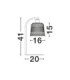 Intra Table Lamp Black Natural E27 1x12W-8