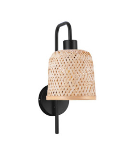 Intra Wall Lamp Black Natural E27 1x12W-1