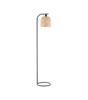 Intra Floor Lamp Black Natural E27 1x12W-1