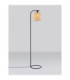 Intra Floor Lamp Black Natural E27 1x12W-4