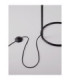Intra Floor Lamp Black Natural E27 1x12W-5