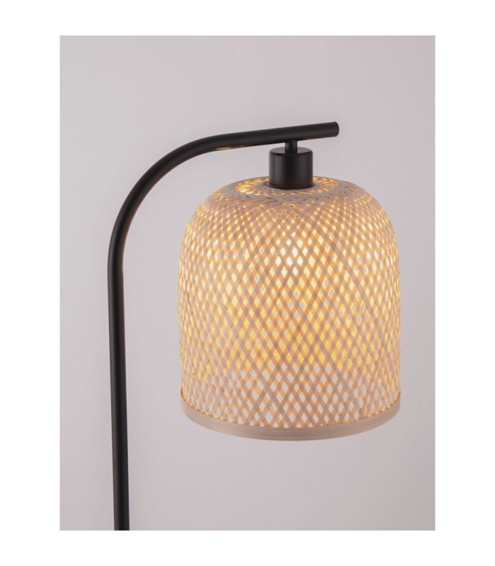 Intra Floor Lamp Black Natural E27 1x12W-7