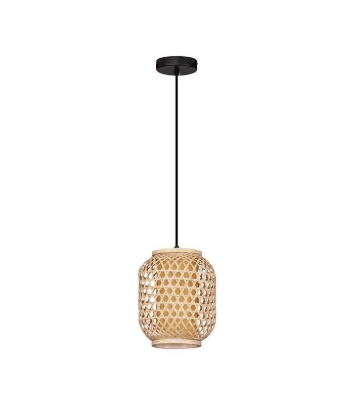 Asma 20cm Wire Frame Pendant Ceiling Light Sandy Black E27 1x12W-1