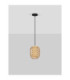 Asma 20cm Wire Frame Pendant Ceiling Light Sandy Black E27 1x12W-3
