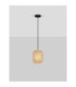 Asma 20cm Wire Frame Pendant Ceiling Light Sandy Black E27 1x12W-4