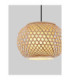Asma 30cm Wire Frame Pendant Ceiling Light Sandy Black E27 1x12W-5