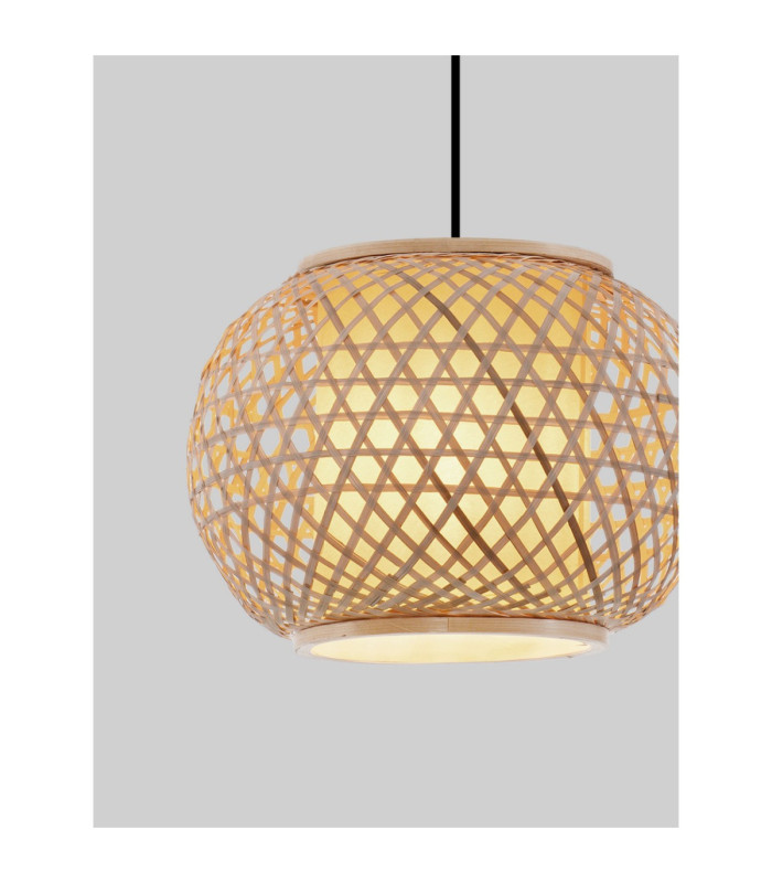 Asma 30cm Wire Frame Pendant Ceiling Light Sandy Black E27 1x12W-5
