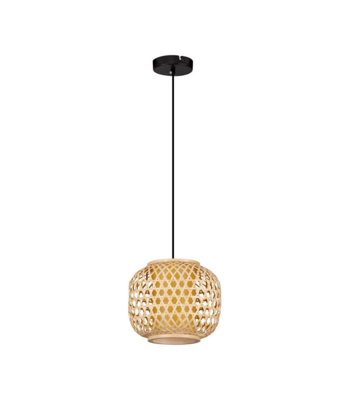 Asma 25cm Wire Frame Pendant Ceiling Light Sandy Black E27 1x12W-1