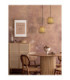 Asma 25cm Wire Frame Pendant Ceiling Light Sandy Black E27 1x12W-2