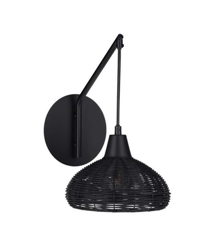 Fado Dome Wall Lamp Black E27 1x12W-1