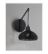 Fado Dome Wall Lamp Black E27 1x12W-3