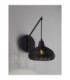 Fado Dome Wall Lamp Black E27 1x12W-4