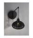 Fado Dome Wall Lamp Black E27 1x12W-5
