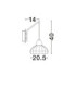 Fado Dome Wall Lamp Black E27 1x12W-7