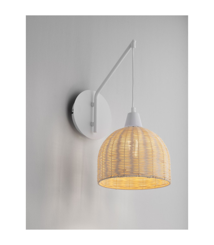 Fado Dome Wall Lamp Natural E27 1x12W IP20-4