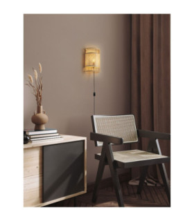 Pale Wall Lamp Natural E27 1x12W-2