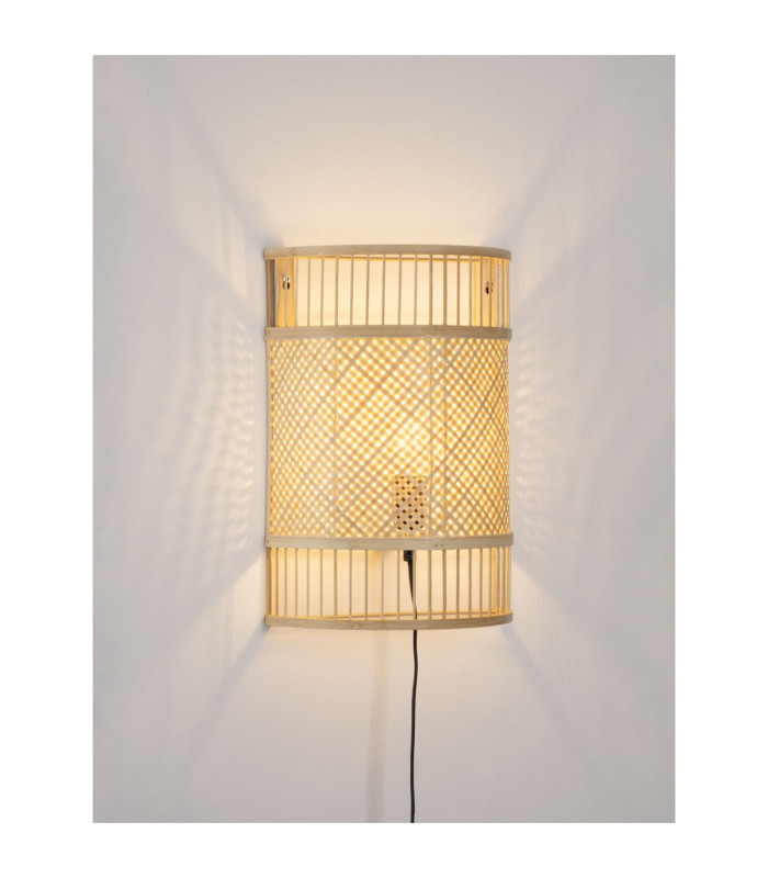 Pale Wall Lamp Natural E27 1x12W-5
