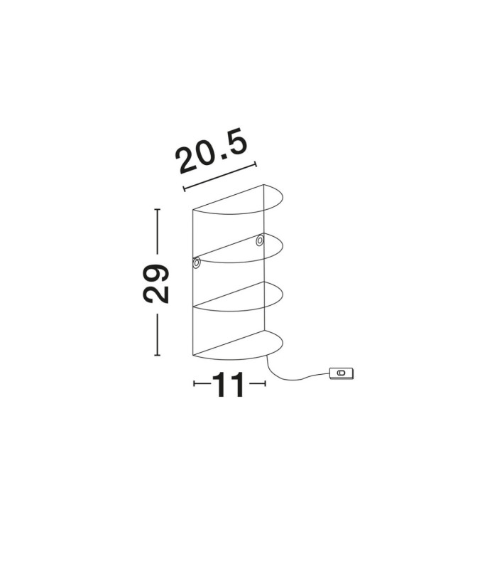 Lum Wall Lamp Natural E14 1x5W-7