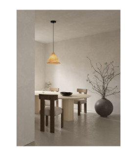 Elysian 30cm Dome Pendant Ceiling Light Natural E27 1x12W-2