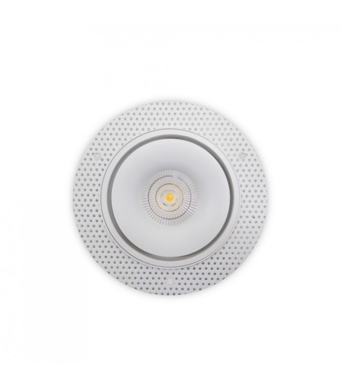 LED Recessed Round Downlight, White/White, 25 deg. Beam Angle, 840lm, 5000K, IP20, DRIVER NOT INC. - 5