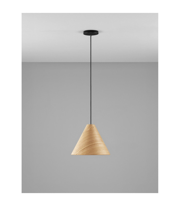 Elysian 30cm Dome Pendant Ceiling Light Natural E27 1x12W-3