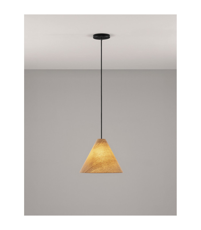 Elysian 30cm Dome Pendant Ceiling Light Natural E27 1x12W-4