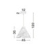 Elysian 45cm Dome Pendant Ceiling Light Natural E27 1x12W-7