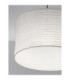 Linnet 50cm Cylindrical Pendant Ceiling Light White E27 1X12W-5
