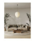Nubble 60cm Tall Pendant Ceiling Light White E27 1X12W-2