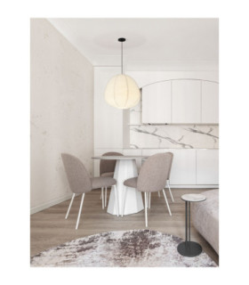 Nubble 60cm Pendant Ceiling Light White E27 1X12W-2