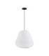 Linnet 50cm Pendant Ceiling Light White E27 1X12W-1