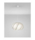 Bora 55cm Pendant Ceiling Light Artificial Sandy White E27 1x12W-4