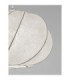 Bora 55cm Pendant Ceiling Light Artificial Sandy White E27 1x12W-5
