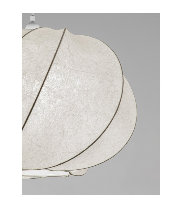 Bora 55cm Pendant Ceiling Light Artificial Sandy White E27 1x12W-5