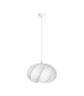Bora 45cm Pendant Ceiling Light Artificial Sandy White E27 1x12W-1