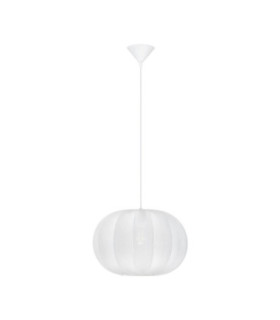Delina 40cm Pendant Ceiling Light White Sandy White LEDE27 1x12W-1