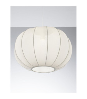 Delina 50cm Pendant Ceiling Light White Sandy White LEDE27 1x12W-2