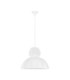 Delina Dome Pendant Ceiling Light White Sandy White LED E27 1x12W-1