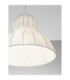 Delina Dome Pendant Ceiling Light White Sandy White LED E27 1x12W-5