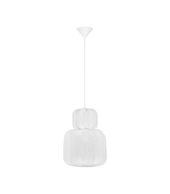 Delina Dome Pendant Ceiling Light White Sandy White LEDE27 1x12W-1
