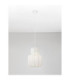 Delina Dome Pendant Ceiling Light White Sandy White LEDE27 1x12W-4