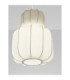 Delina Dome Pendant Ceiling Light White Sandy White LEDE27 1x12W-5